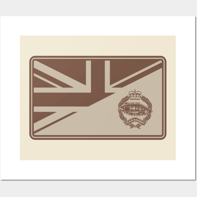 The Royal Tank Regiment (Subdued) Wall Art by TCP